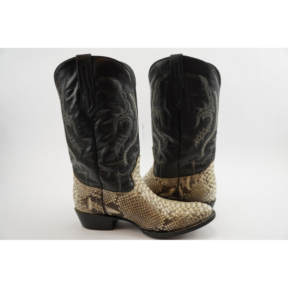 J.B. Dillon Reserve JBR1001 Gray Python Cowboy Bo… - image 6